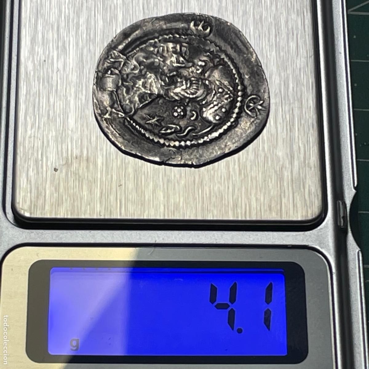 Monedas antiguas: Moneda de plata Sasanida, Drachm - Kavadh I - Foto 4