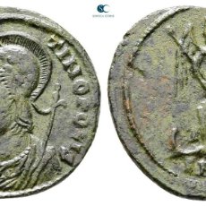 Monedas antiguas: FOLLIS CONMEMORATIVO DE CONSTANTINOPLA. TESALÓNICA 330-354 D.C.