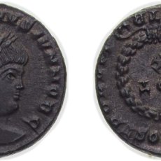 Monedas antiguas: ROME ROMAN EMPIRE 323 - 324 STR AE FOLLIS - CONSTANTINUS II (CAESARVM NOSTRORVM VOT X) BRONZE TREVE