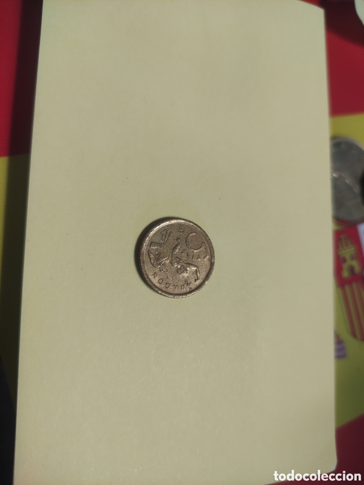 Monedas antiguas: Moneda 5 pesetas Arag&oacute;n - Foto 1