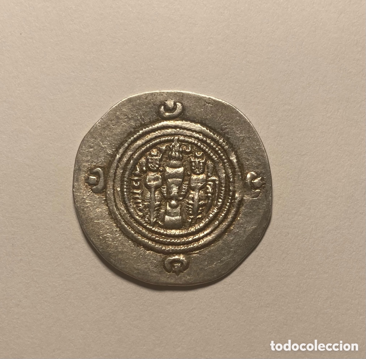 Monedas antiguas: Dracma Sasanida Khusro II - Foto 2
