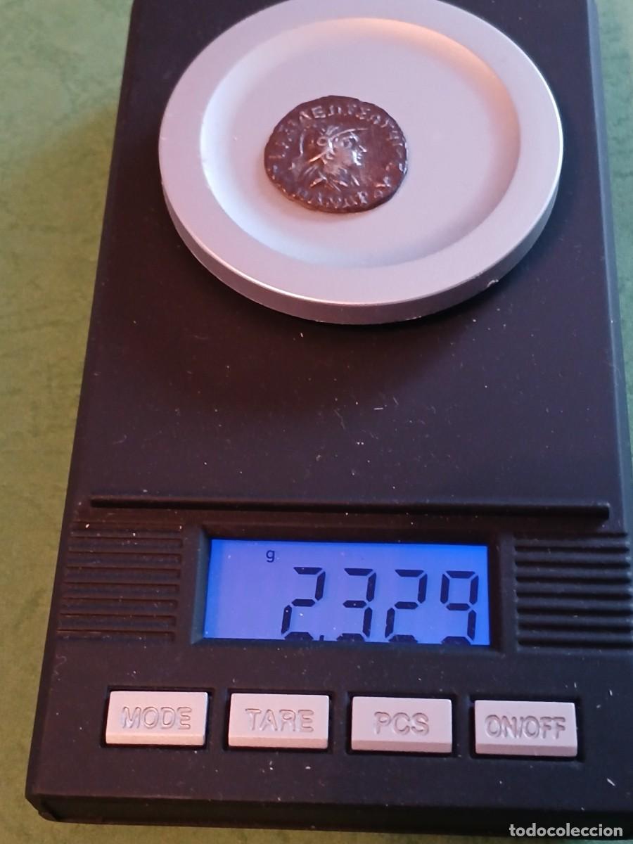 Monedas antiguas: Dracma Baktria Menandro Plata - Foto 3