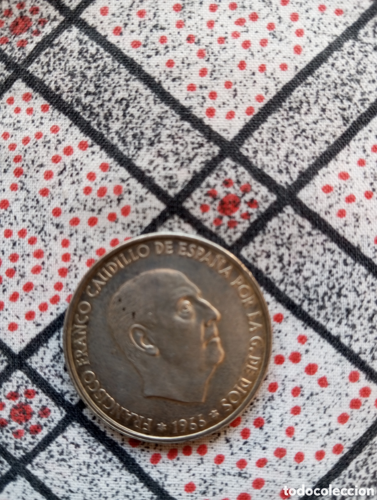 Monedas antiguas: MONEDA 100 PESETAS 1966 DE PLATA - Foto 1