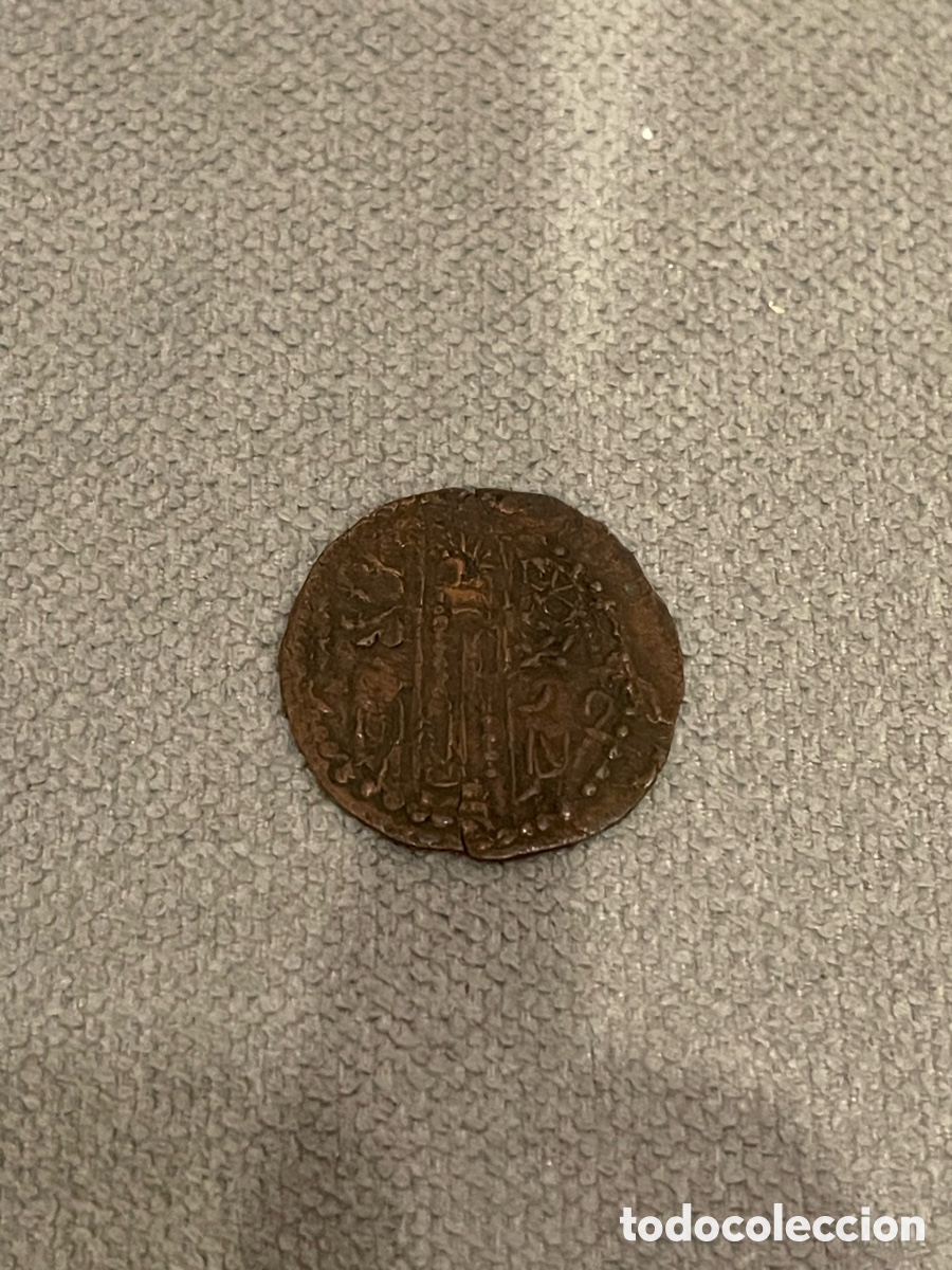 Monedas antiguas: Dracma bronce Hunos 480-560 D.C - Foto 2