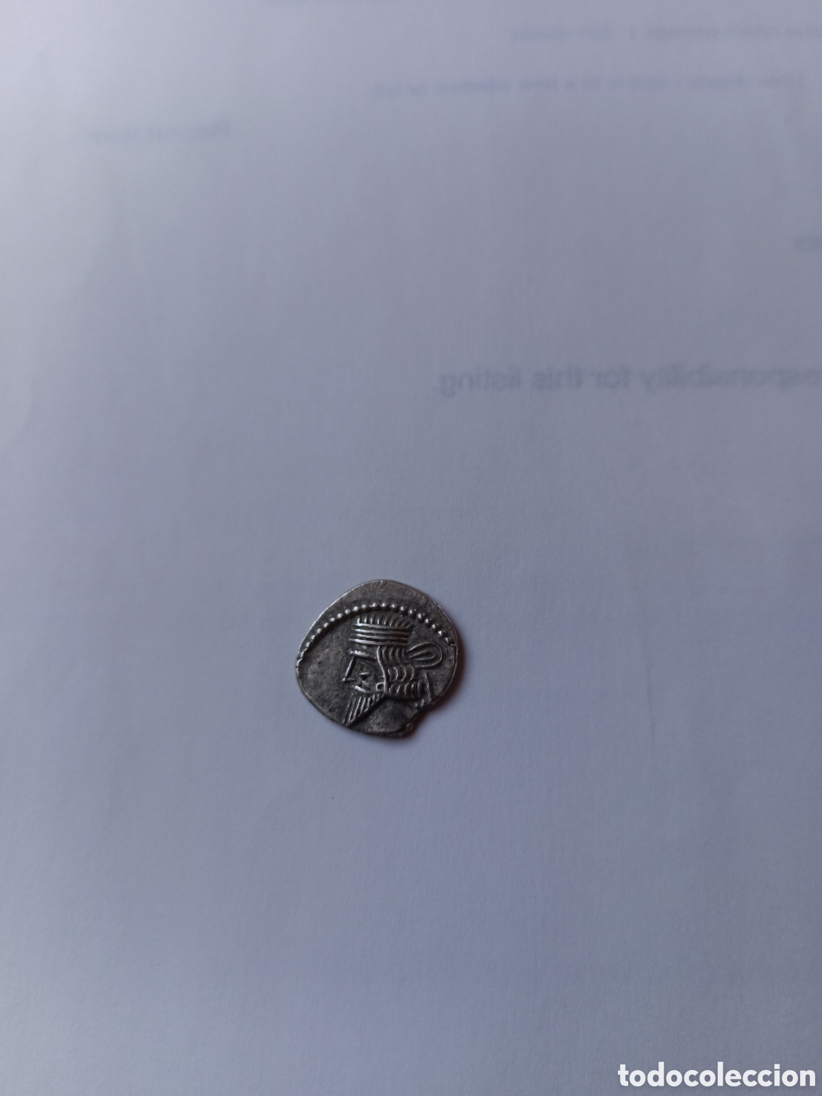 Monedas antiguas: Silver Partia Dracma - Foto 2