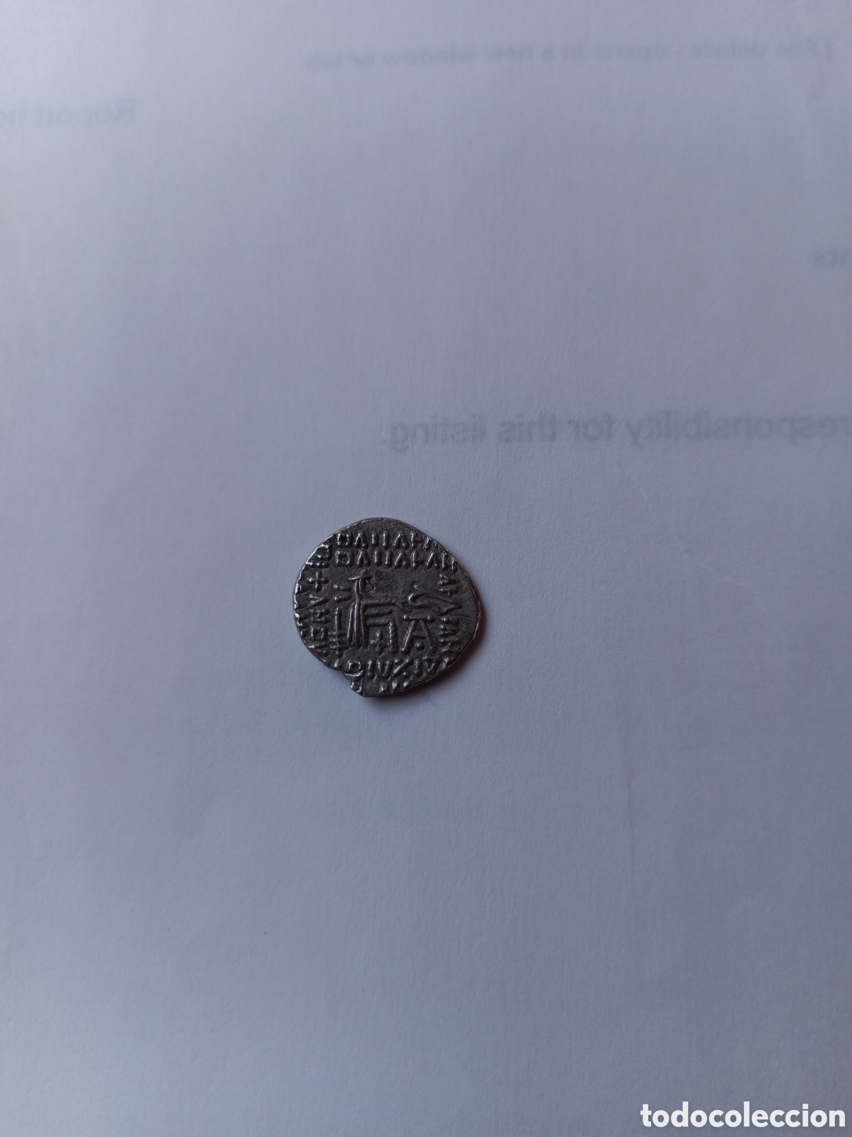 Monedas antiguas: Silver Partia Dracma - Foto 3