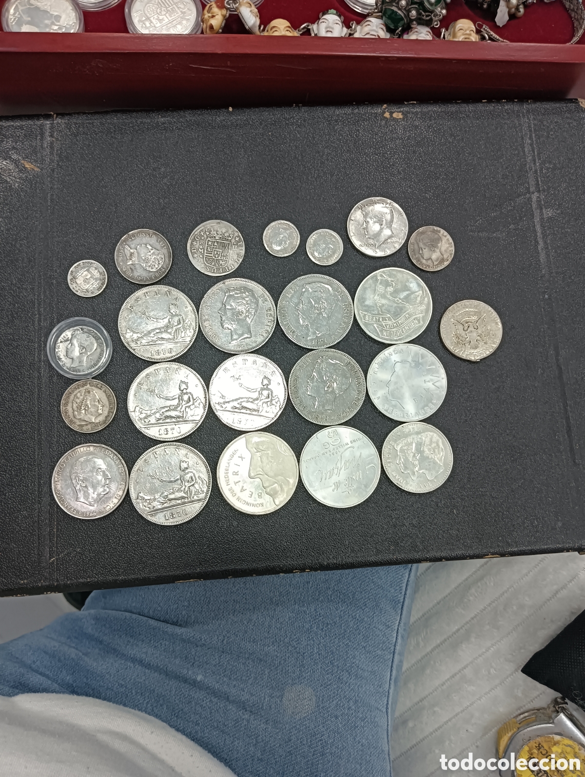 Monedas antiguas: Lote de monedas de varias &eacute;pocas - Foto 1