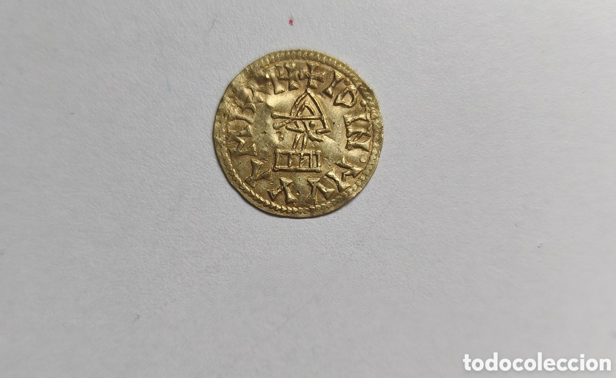 Monedas antiguas: Moneda visigoda Wamba