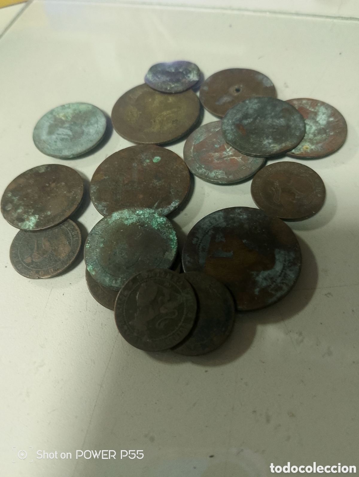 Monedas antiguas: Monedas de cobre antiguas - Foto 1