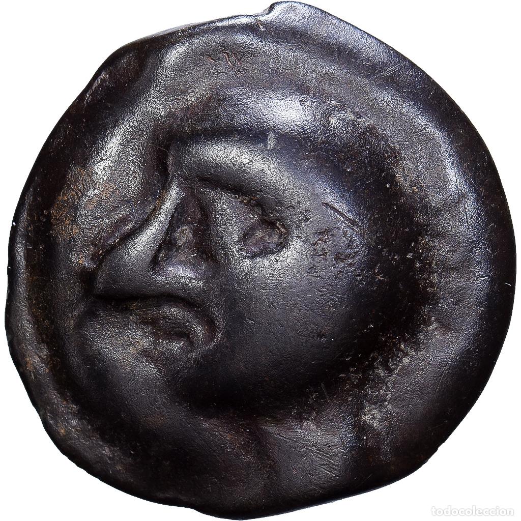 Monedas antiguas: [#1545555] Gallia Belgica, Leuci, Ae, 100-50 BC, Aleaci&oacute;n de bronce, BC