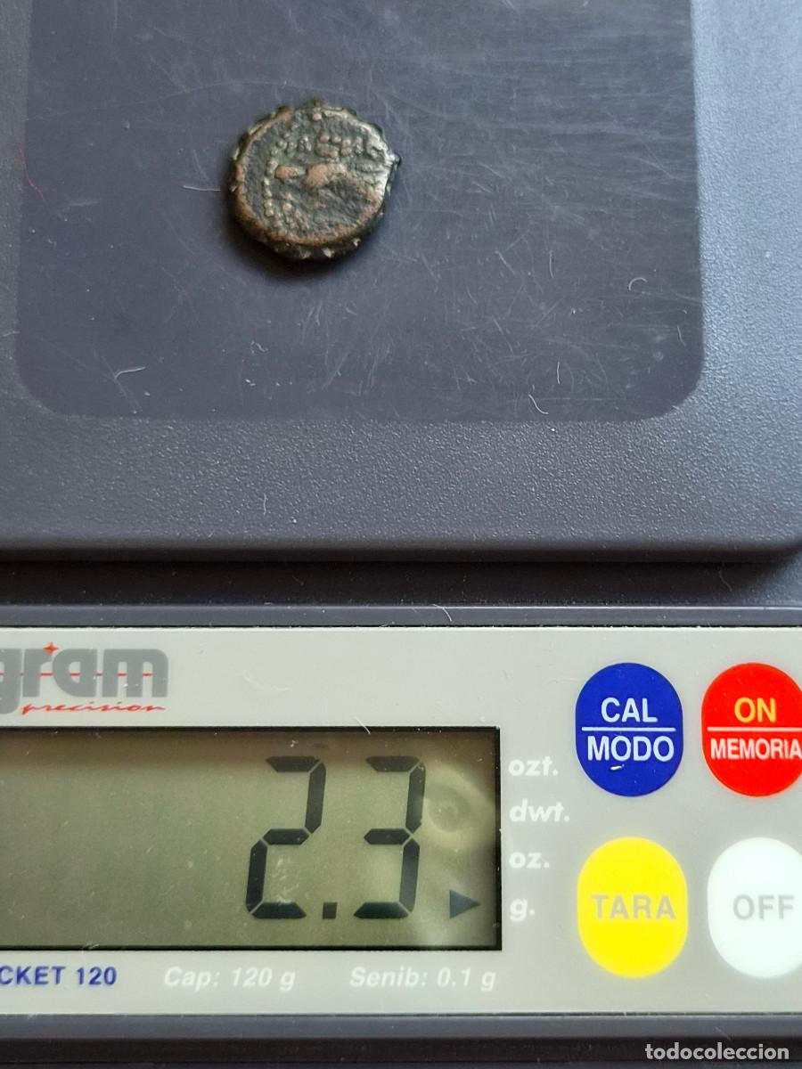Monedas antiguas: Moneda cl&aacute;sica. A clasificar. Peso: 2,3gr - Foto 3