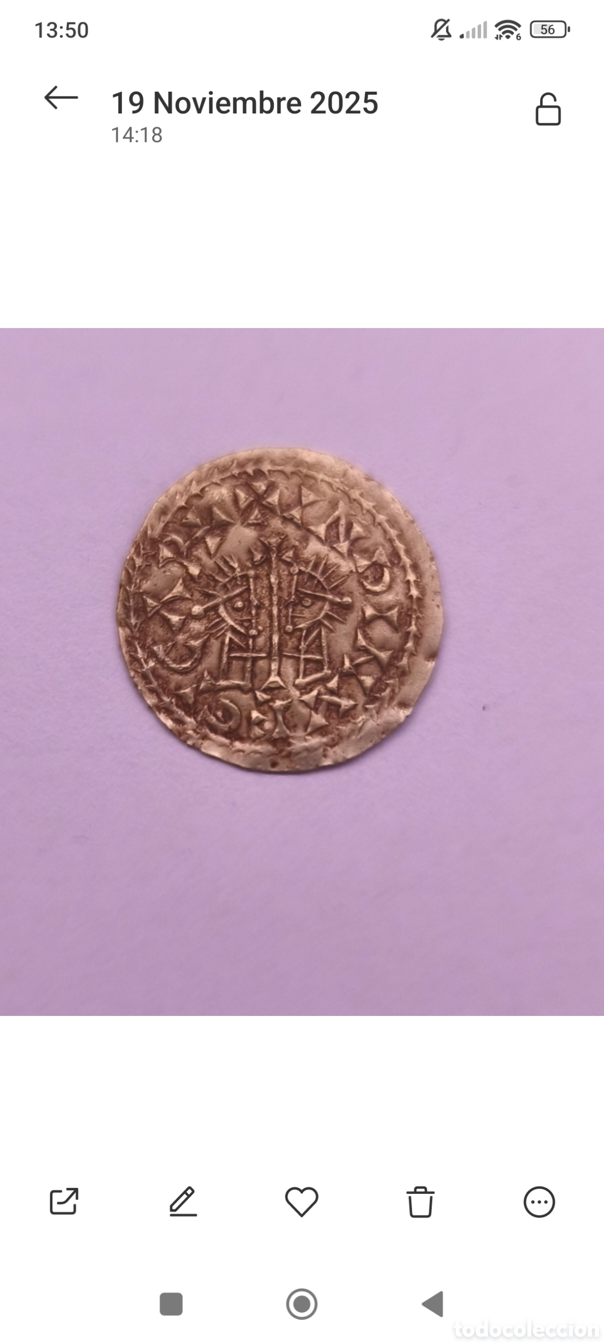 Monedas antiguas: Moneda visigoda &Eacute;cija y witiza