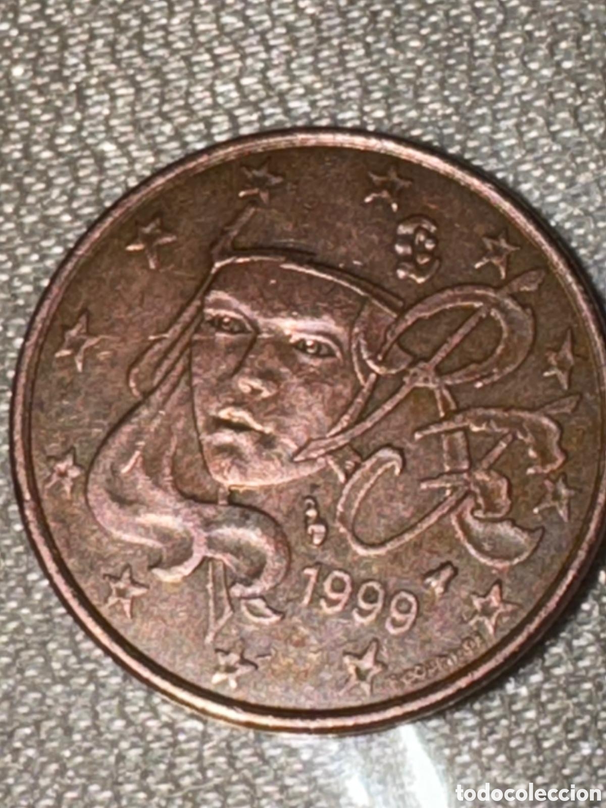 Monedas antiguas: Moneda 5 C&eacute;ntimo francia 1999