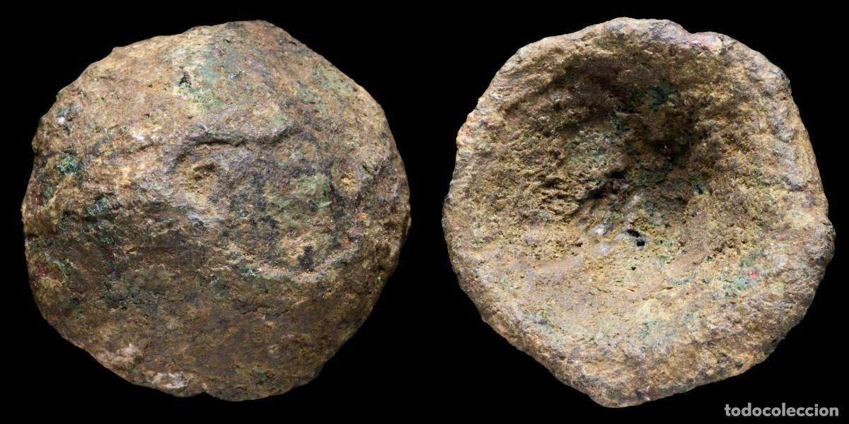 Monedas antiguas: Ancient Bronze Precoin, Shell Ring Shape - 30 mm / 23,92 gr.