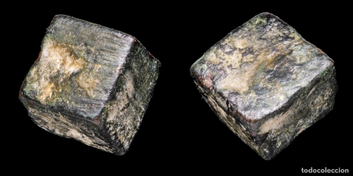 Monedas antiguas: Ancient Bronze Precoin, Dice Shape - 7 mm / 2,06 gr.Ancient payment in comercial trade. Silver, 6th