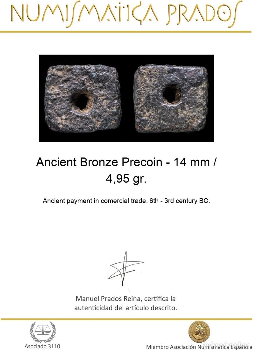 Monedas antiguas: Ancient Bronze Precoin - 14 mm / 4,95 gr. - Foto 2