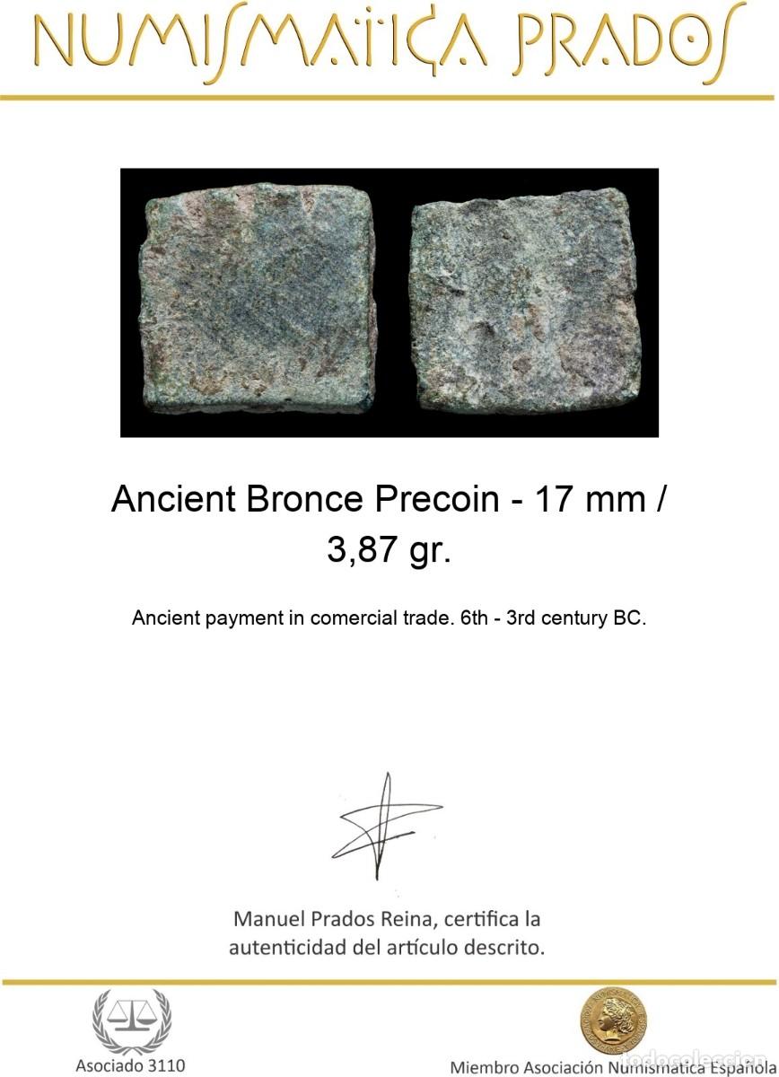 Monedas antiguas: Ancient Bronce Precoin - 17 mm / 3,87 gr. - Foto 2