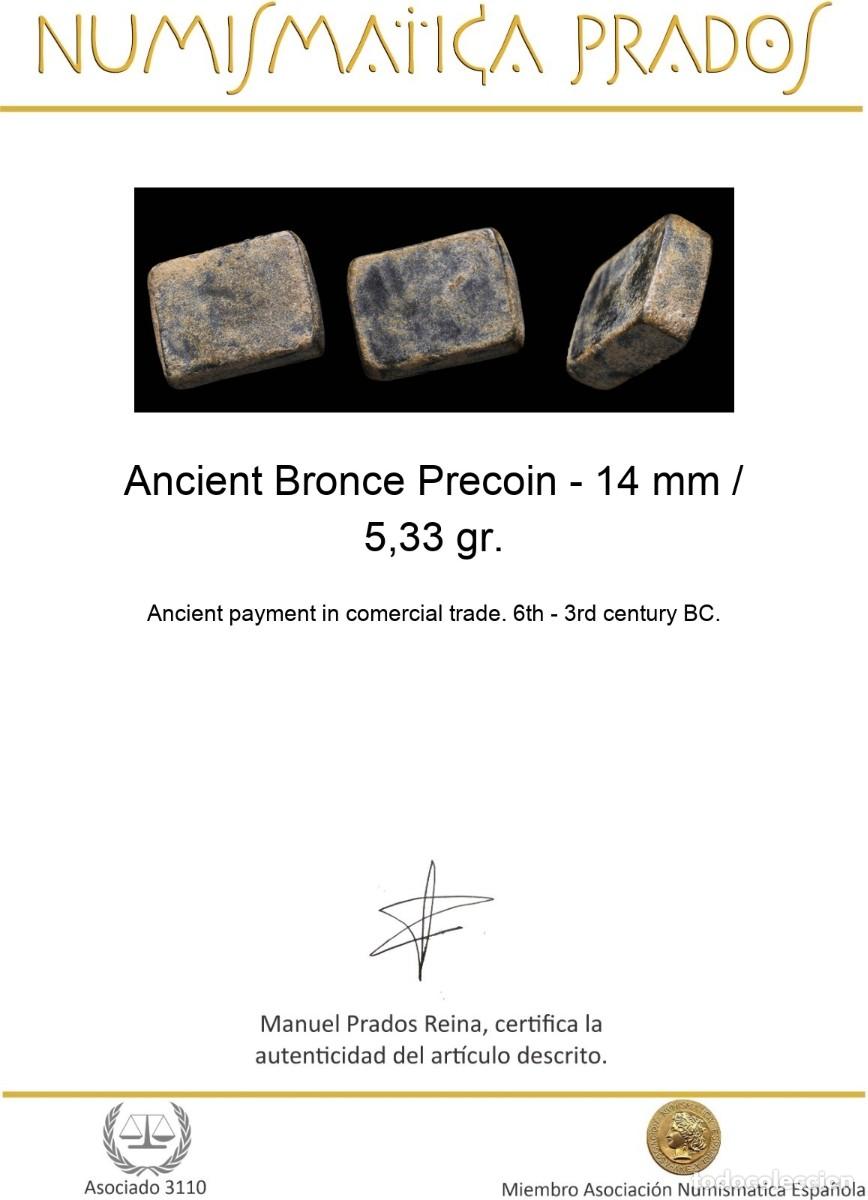 Monedas antiguas: Ancient Bronce Precoin - 14 mm / 5,33 gr. - Foto 2