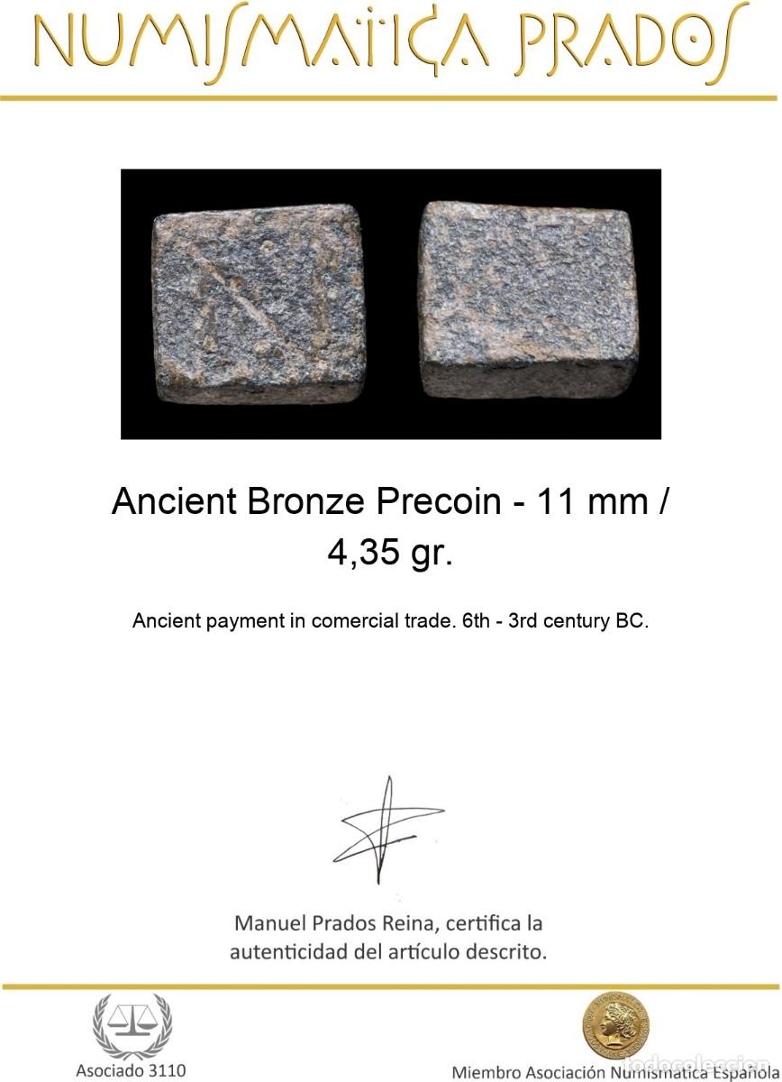 Monedas antiguas: Ancient Bronze Precoin - 11 mm / 4,35 gr. - Foto 2