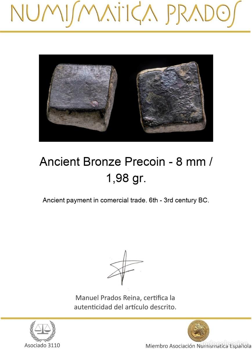 Monedas antiguas: Ancient Bronze Precoin - 8 mm / 1,98 gr. - Foto 2
