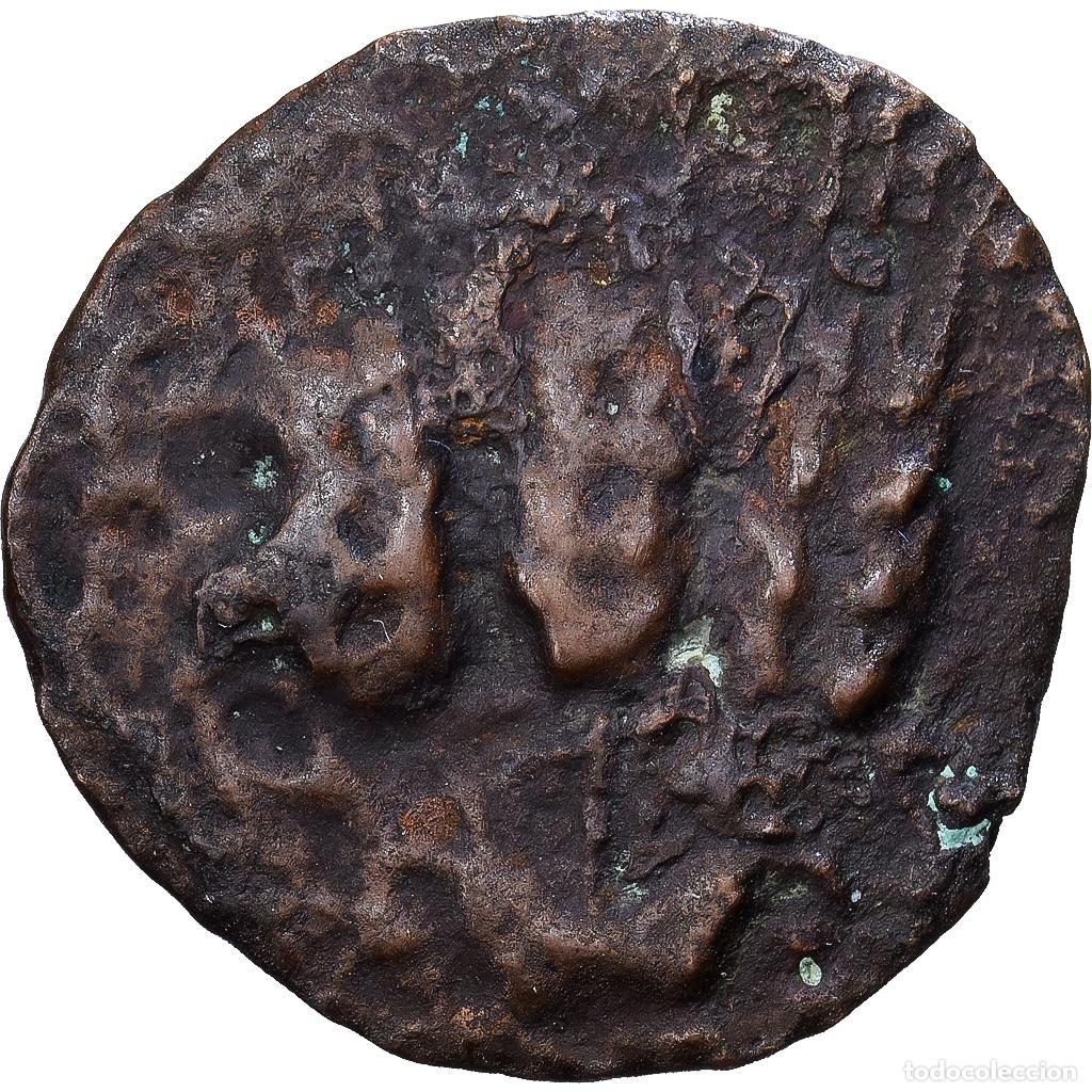 Monedas antiguas: [#139781] Judaea, Agrippa I, Prutah, 37-43, Jerusalem, Imitation, Bronce, BC