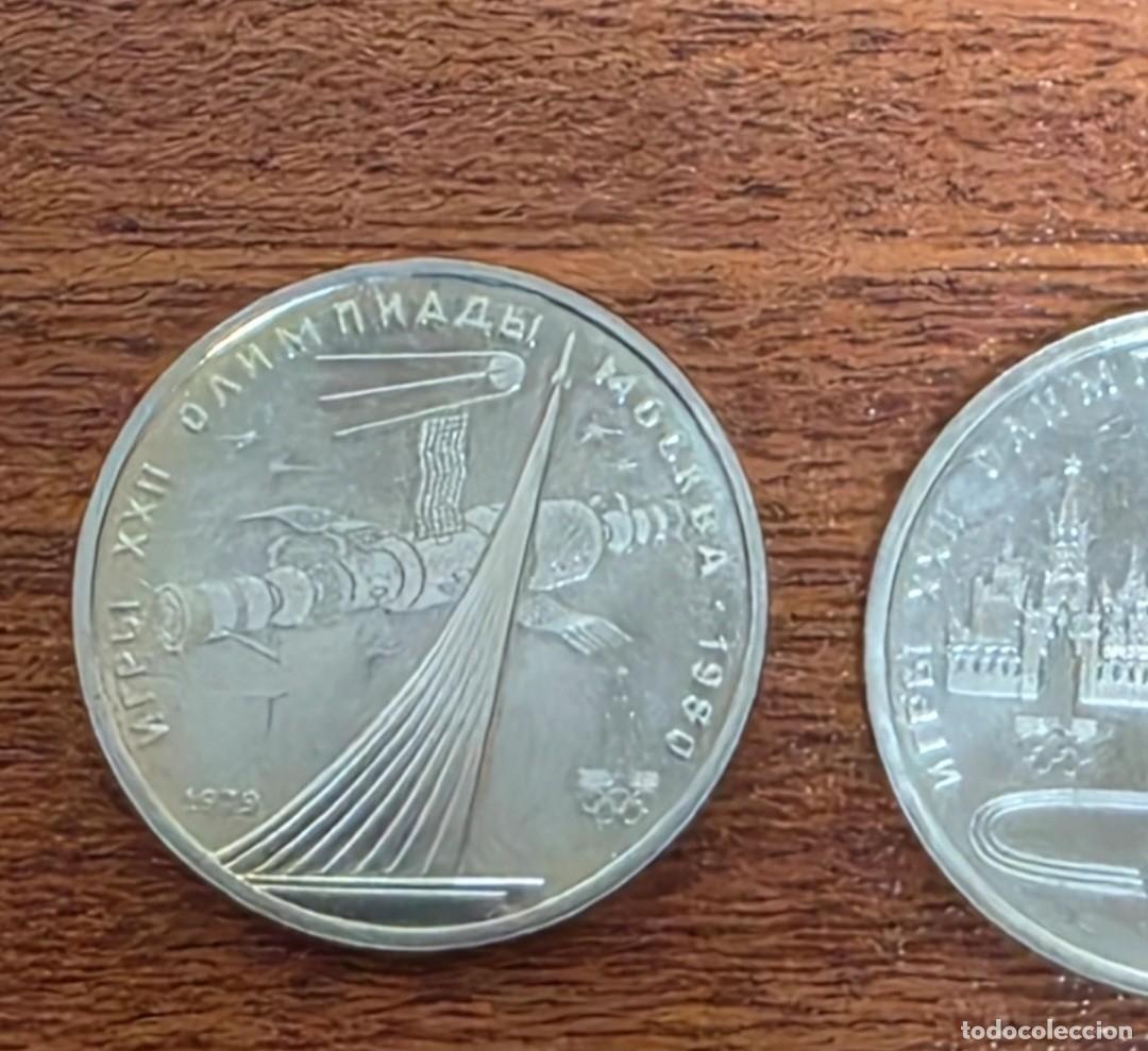 Monedas antiguas: Colecci&oacute;n monedas conmemorativas 1980 - Foto 2
