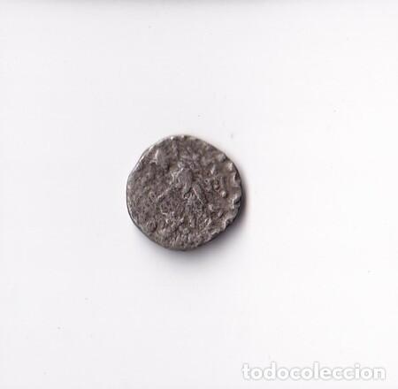 Monedas antiguas: GANDHARA (India). Moneda de &frac14; de Dracma de plata del Rey Azes II. (finales del siglo I a. C.)