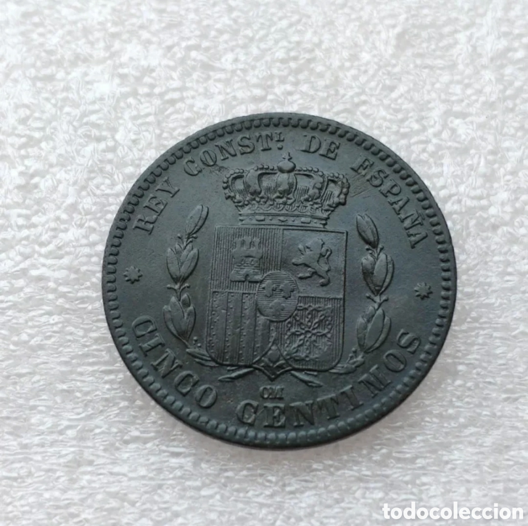 Monedas antiguas: 5 C&eacute;ntimos EBC (Excelente Buena Conservaci&oacute;n - Foto 2