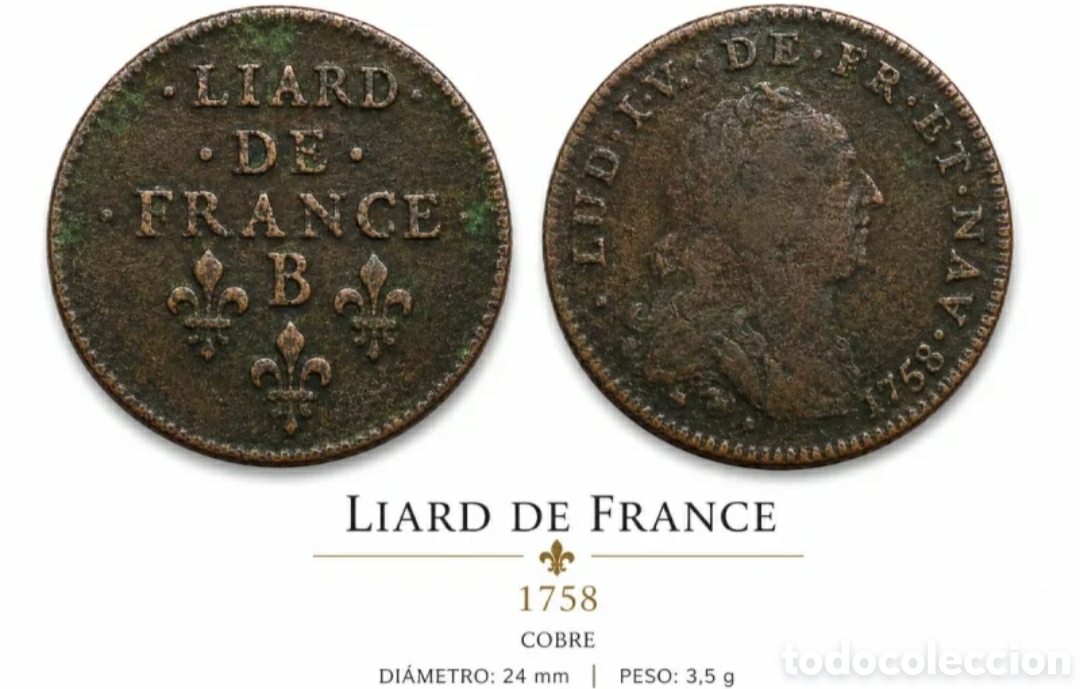 Monedas antiguas: Moneda antigua de Francia