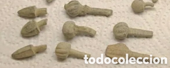 Monedas antiguas: Lote de Pasadores de capa romano de bronce
