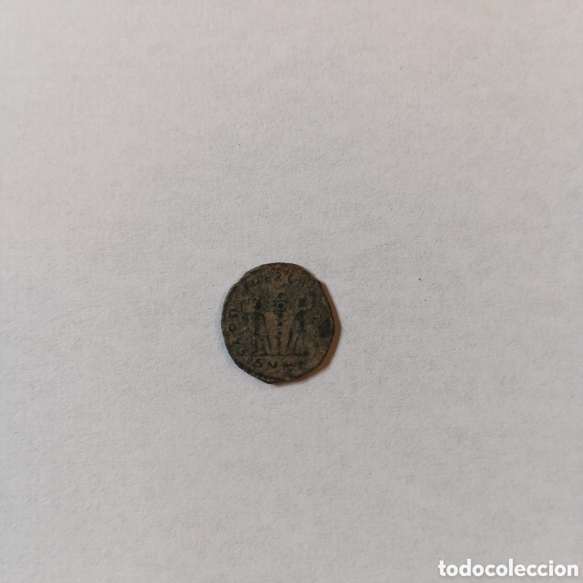 Monedas antiguas: MONEDA NUMMUS ROMANA SIGLO IV d.C. - Foto 2