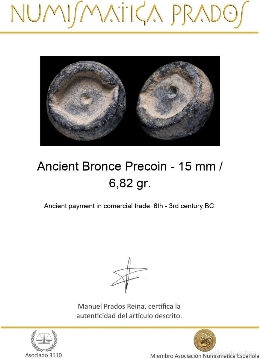 Monedas antiguas: Ancient Bronce Precoin - 15 mm / 6,82 gr. - Foto 2
