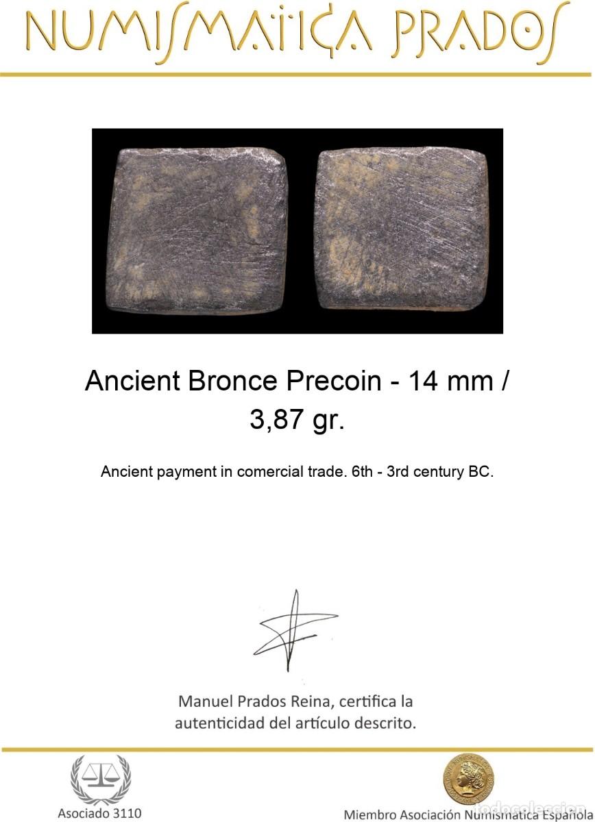 Monedas antiguas: Ancient Bronce Precoin - 14 mm / 3,87 gr. - Foto 2