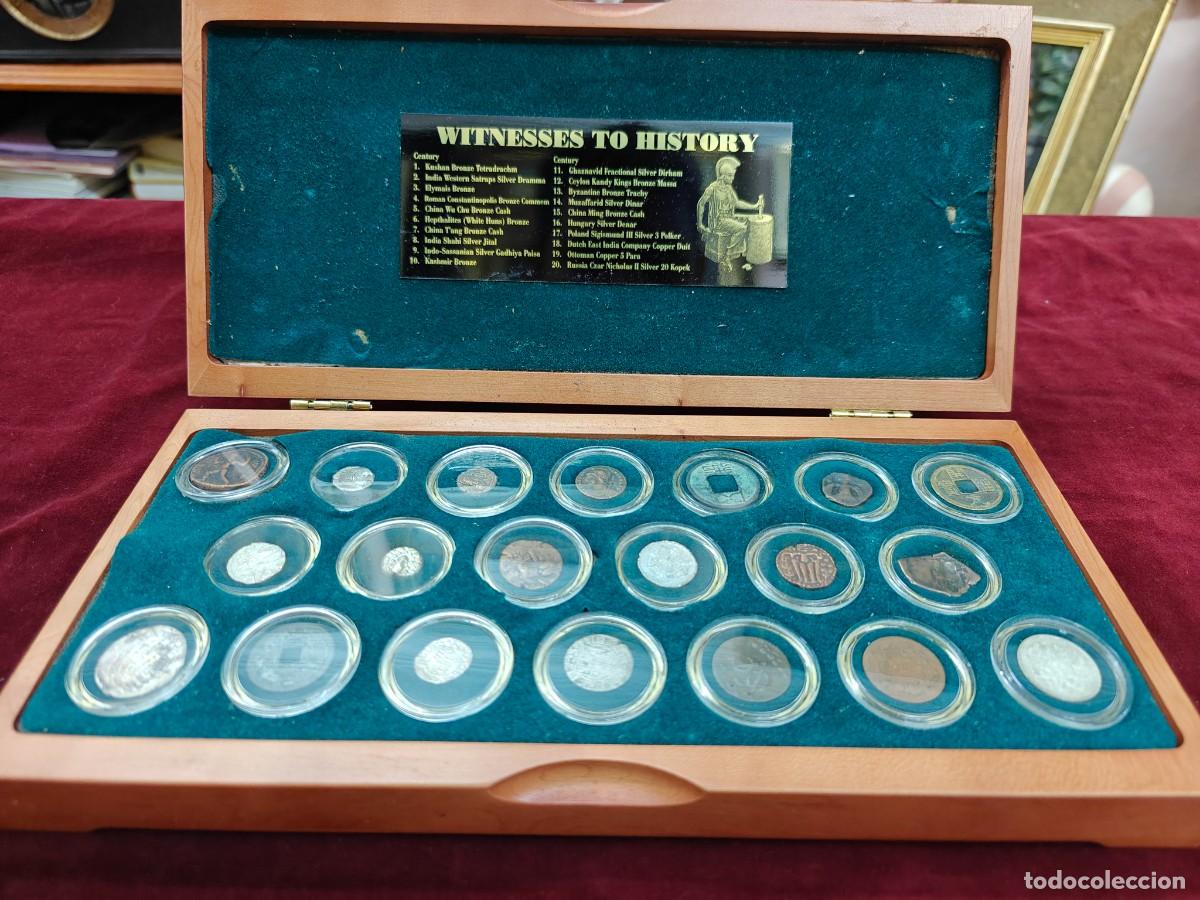 Monedas antiguas: Colecci&oacute;n de 20 monedas aut&eacute;nticas de Testigo de la Historia