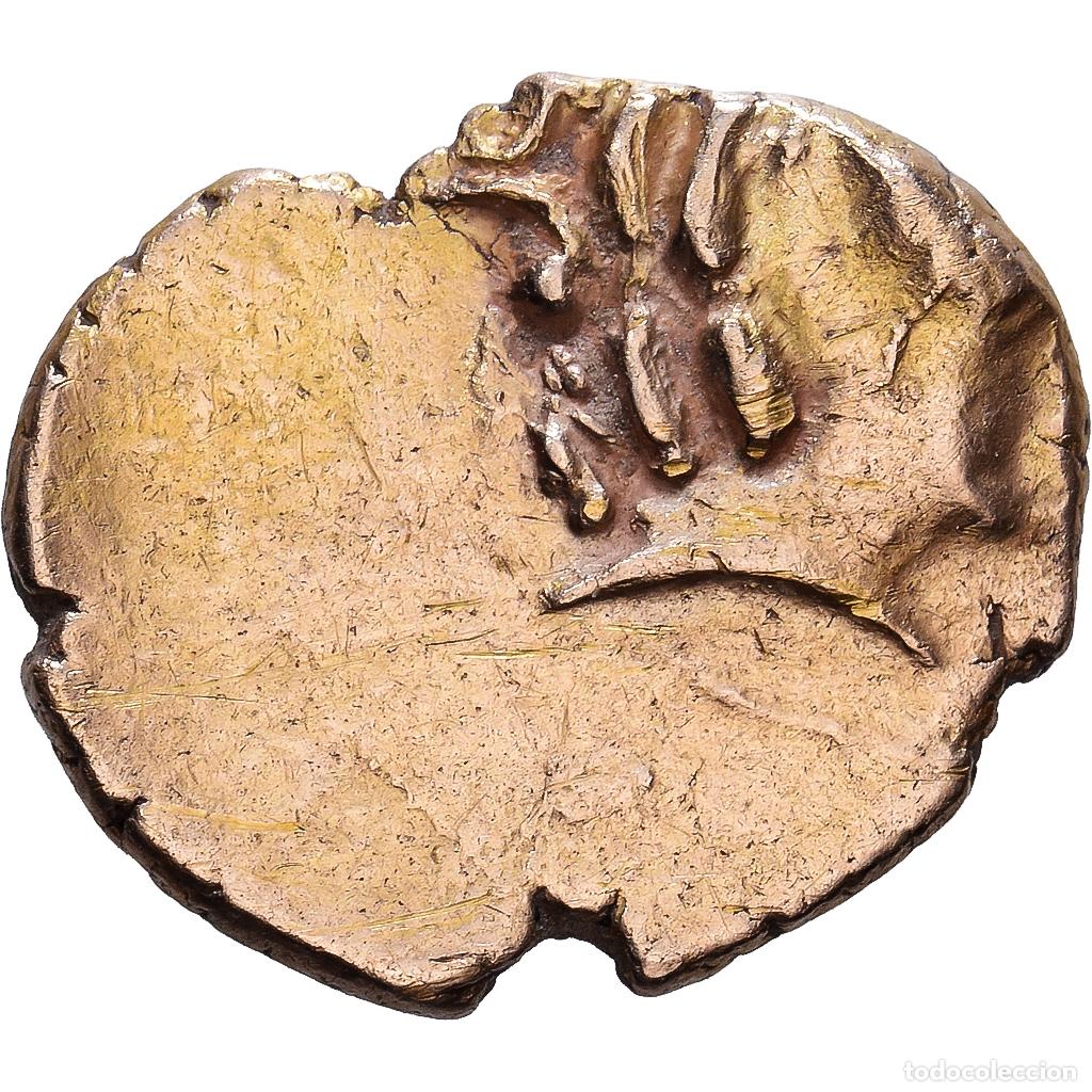 Monedas antiguas: [#982585] Gaul, Aulerci Cenomani, 1/4 Stater, 2nd century BC, Oro, EBC, Delestr&eacute;e:2457