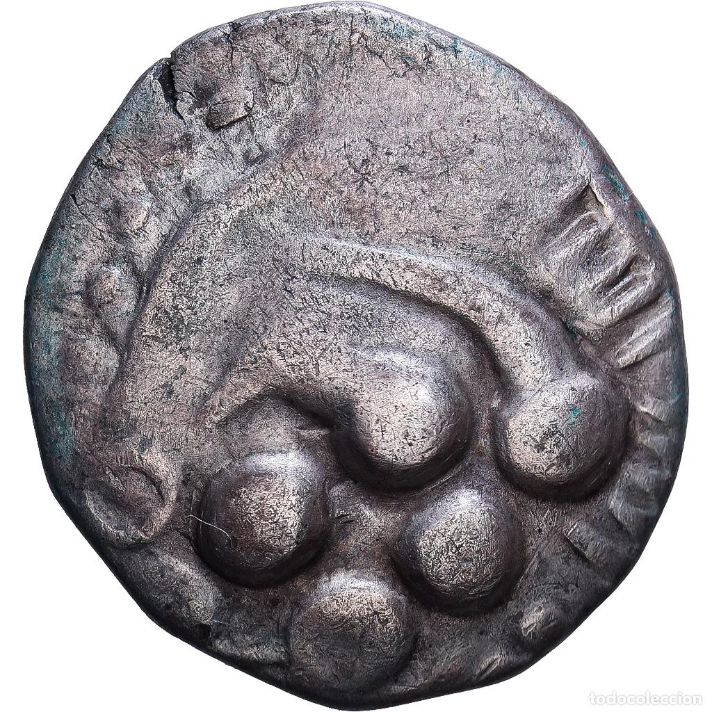 Monedas antiguas: [#1546339] Southern Gaul, Elusates, Drachme au cheval, 3rd-2nd century BC, Plata, BC+