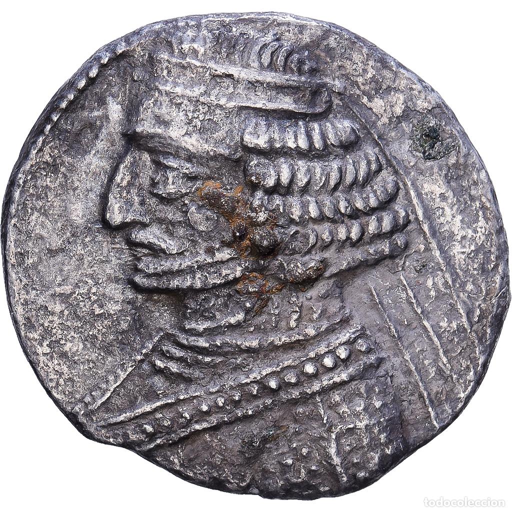 Monedas antiguas: [#1203284] Kingdom of Parthia, Orodes II, Drachm, 57-38 BC, Mithradatkart, Plata, MBC+