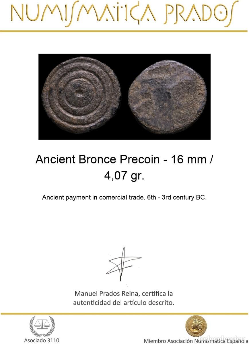 Monedas antiguas: Ancient Bronce Precoin - 16 mm / 4,07 gr. - Foto 2