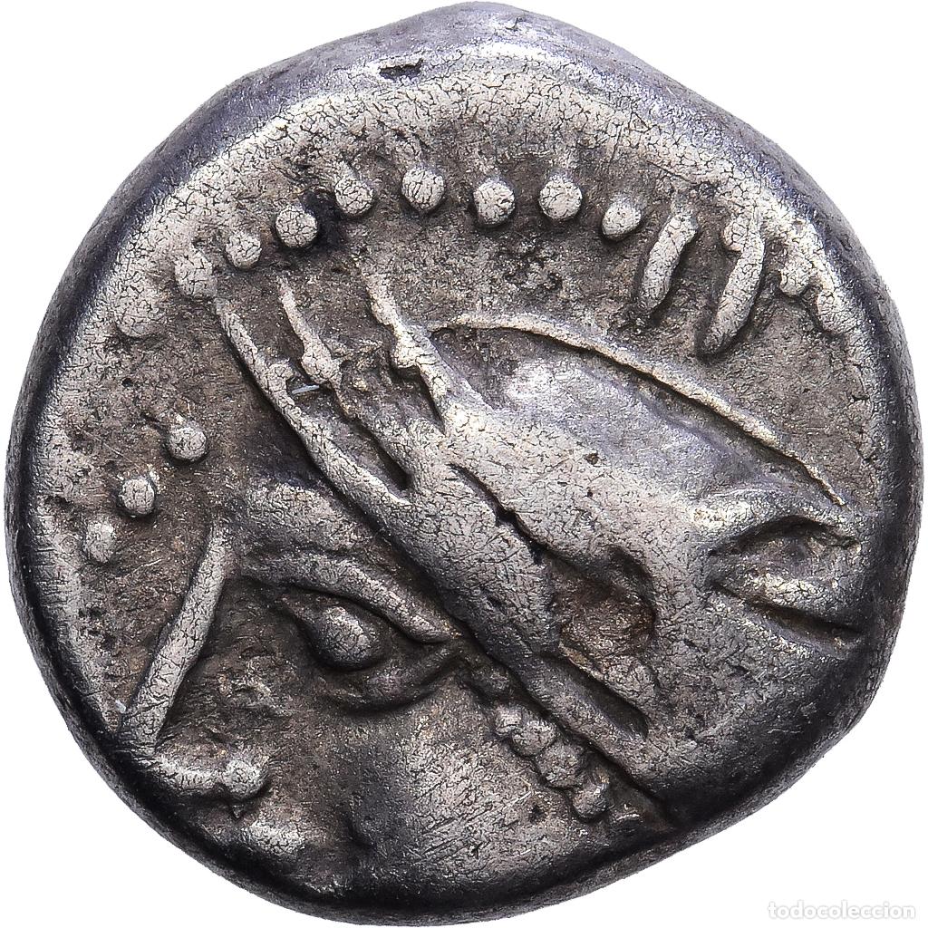 Monedas antiguas: [#1203328] Gaul, Lingones, Denier KALETEDOY, 80-50 BC, Plata, BC+