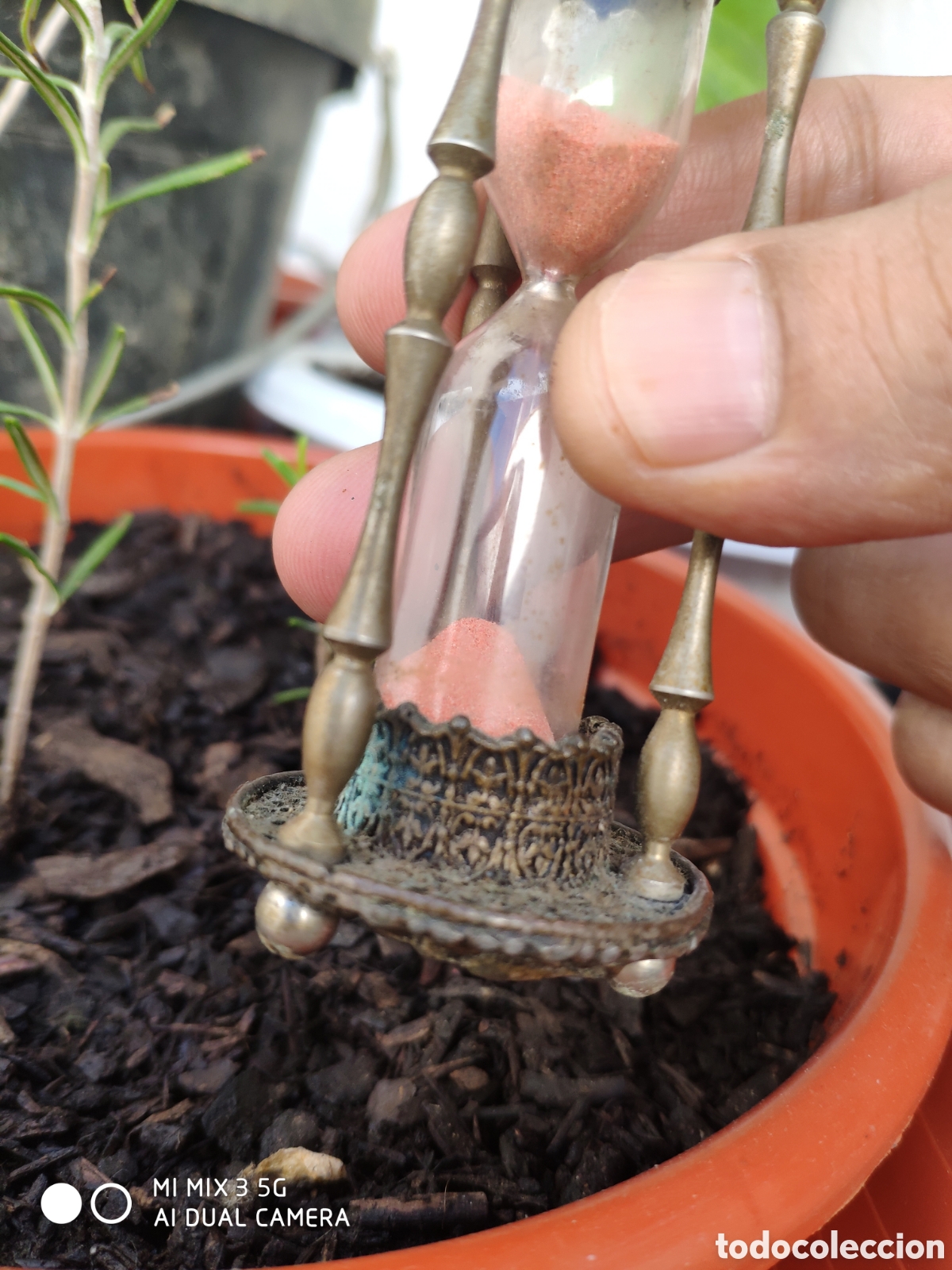 Monedas antiguas: Bonito reloj de arena - Foto 2