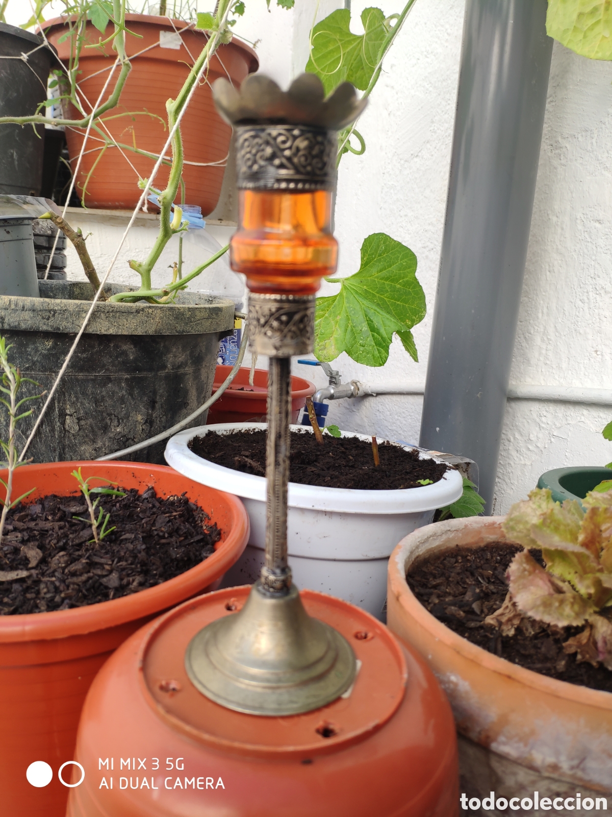 Monedas antiguas: PORTA velas hecho a mano - Foto 3
