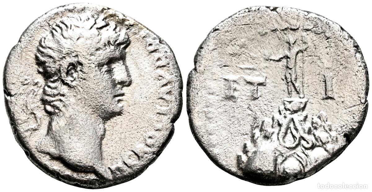 Monedas antiguas: NERON. Dracma. (Ar. 3,10g/18mm). 63-64 d.C. (A&ntilde;o 10). Capadocia, Caesarea-Eusebia. (RPC 3649). Anv: