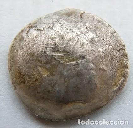 Old Coins: CELTAS DEL DANUBIO. DRACMA ORIGINAL EN PLATA. ROSTRO DE ALEJANDRO A LA DERECHA. SIGLO II AC.