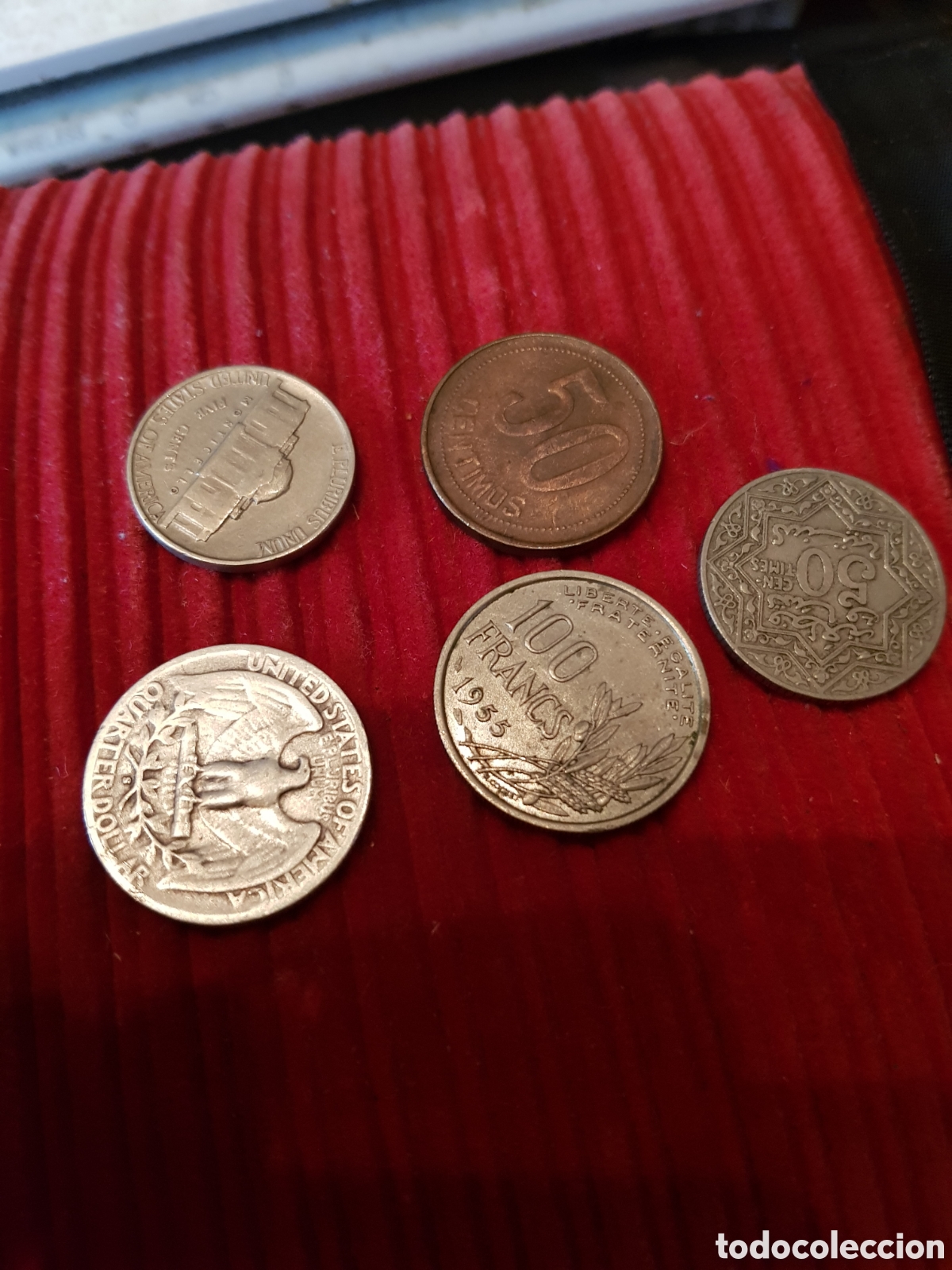 Monedas antiguas: LOTE DE 5 ANTIGUAS MONEDAS - Foto 4