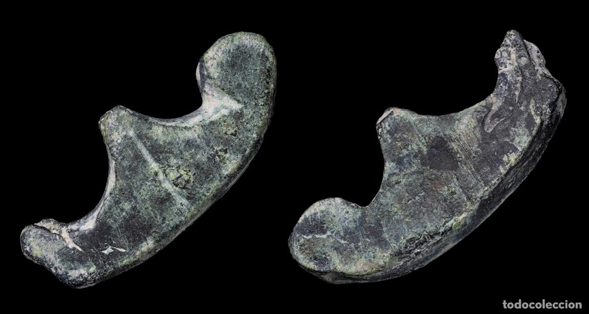 Monedas antiguas: Ancient Bronce Precoin, Palm Shape - 40 mm / 23,98 gr.