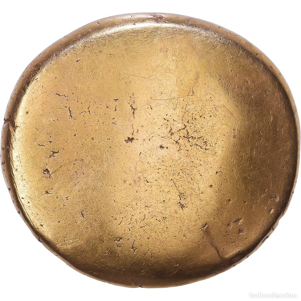Monnaies Anciennes: [#1547856] Gaul, Ambiani, Stater, 60-50 BC, Oro, BC+, Delestr&eacute;e:242