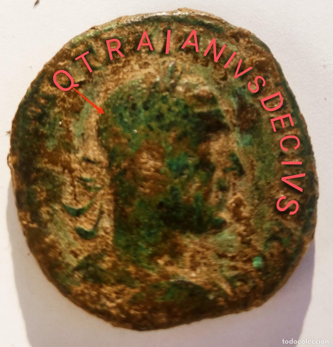 Monedas antiguas: Sestercio romano de Trajano Decio (249&ndash;251 d. C.) - Foto 3