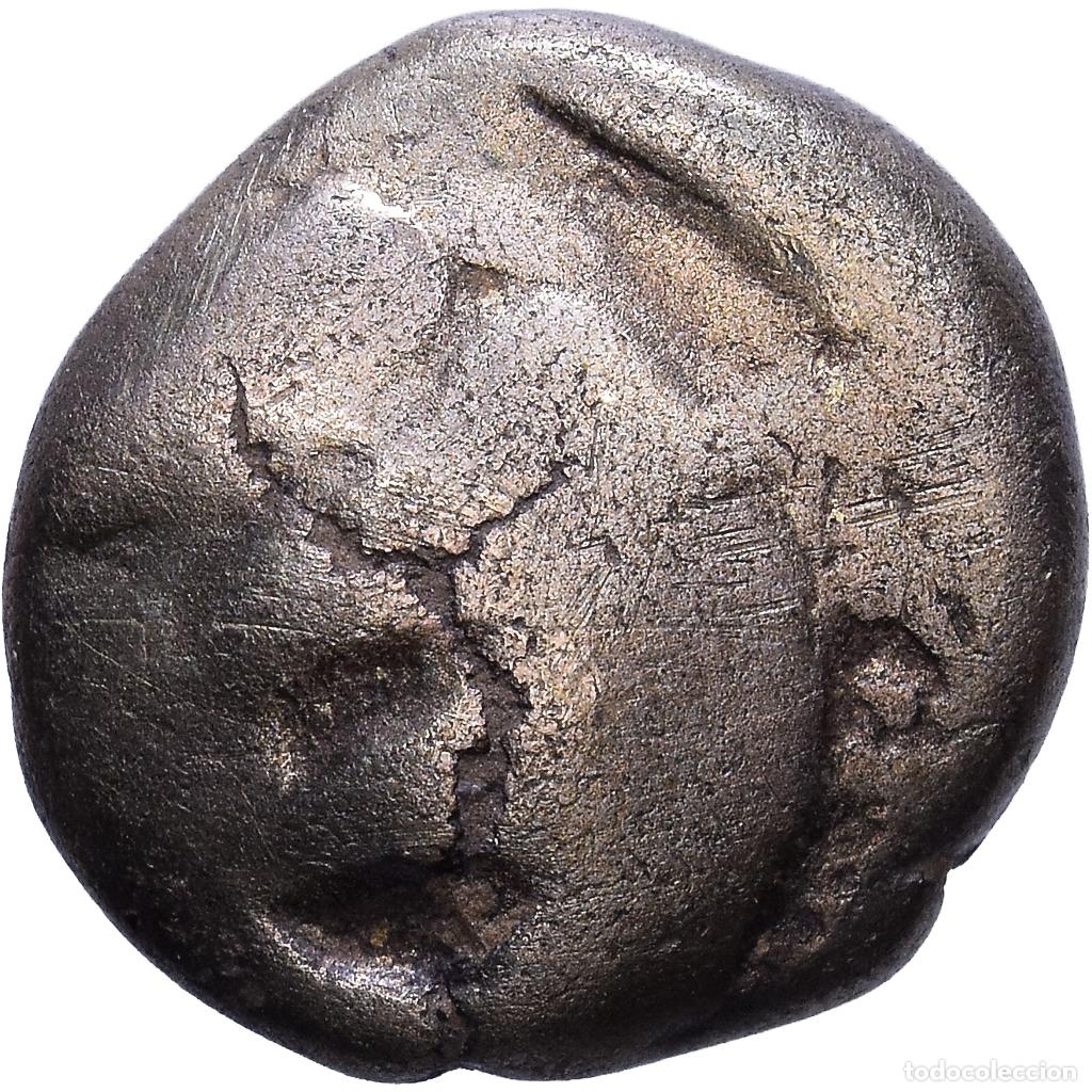 Monedas antiguas: [#1535115] Gaul, Remi, 1/4 Stater, ca. 80-50 BC, Electro, BC+