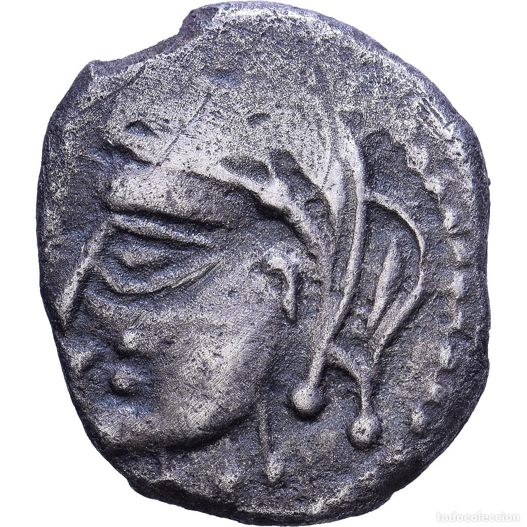 Monedas antiguas: [#982599] Gaul, Bituriges Cubi, Lemovices, Quinarius, ca. 80-50 BC, Plata, MBC+