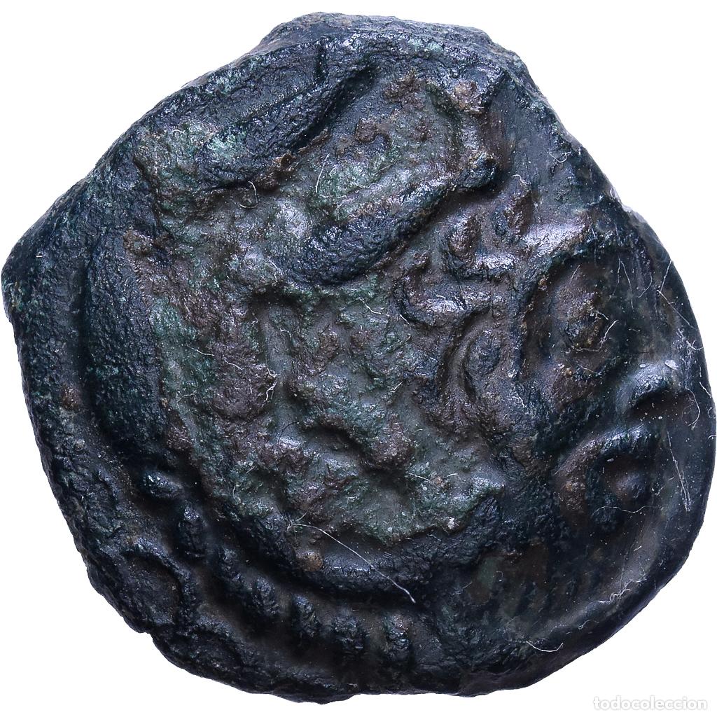 Monedas antiguas: [#1548023] Gaul, Bellovaci, Bronze &AElig;, ca. 60-40 BC, Beauvais, Bronce, MBC, Delestr&eacute;e:519